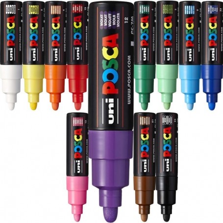 Marker Posca PC-7M, 4.5-5.5 mm