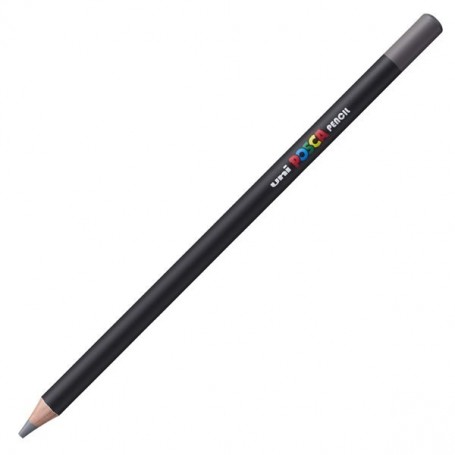 Creion pastel uleios POSCA Pastel Pencil KPE-200.61, 4 mm, gri inchis